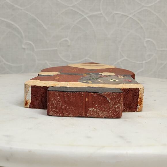 VINTAGE Wooden Carved Santa Claus Figure‎ 10" Handpainted Christmas Folk Art - Picture 7 of 12